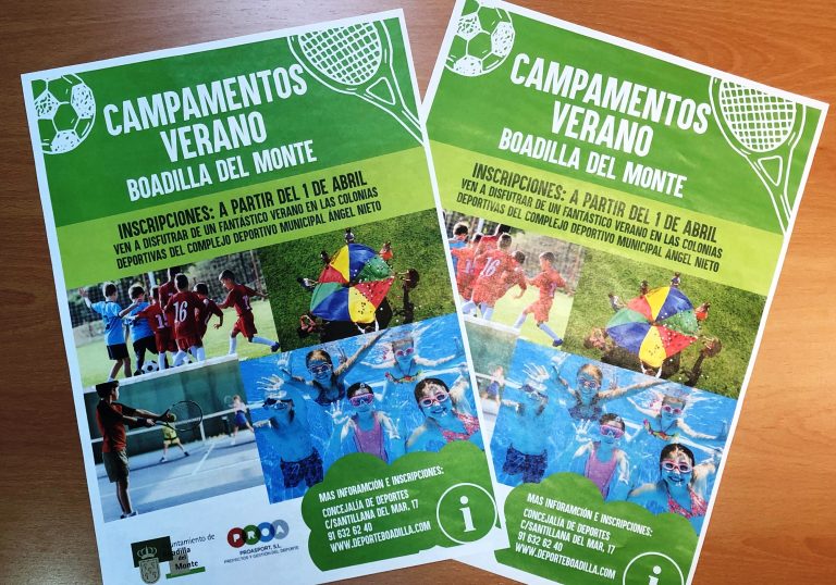 Publicado el listado con el orden para la inscripción en los campus deportivos de verano de Boadilla