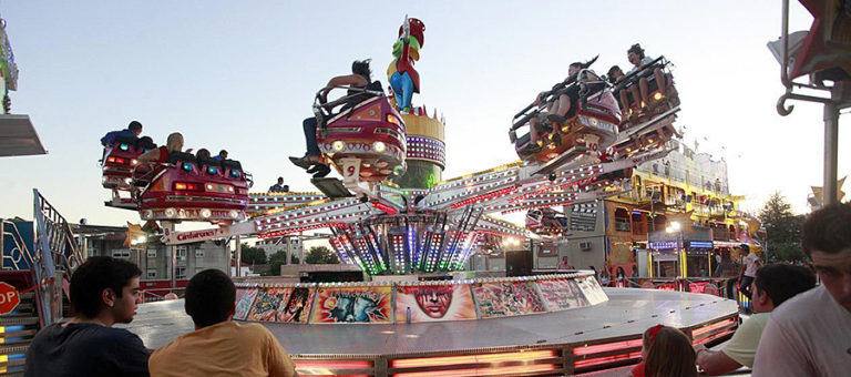 Atracciones en las fiestas