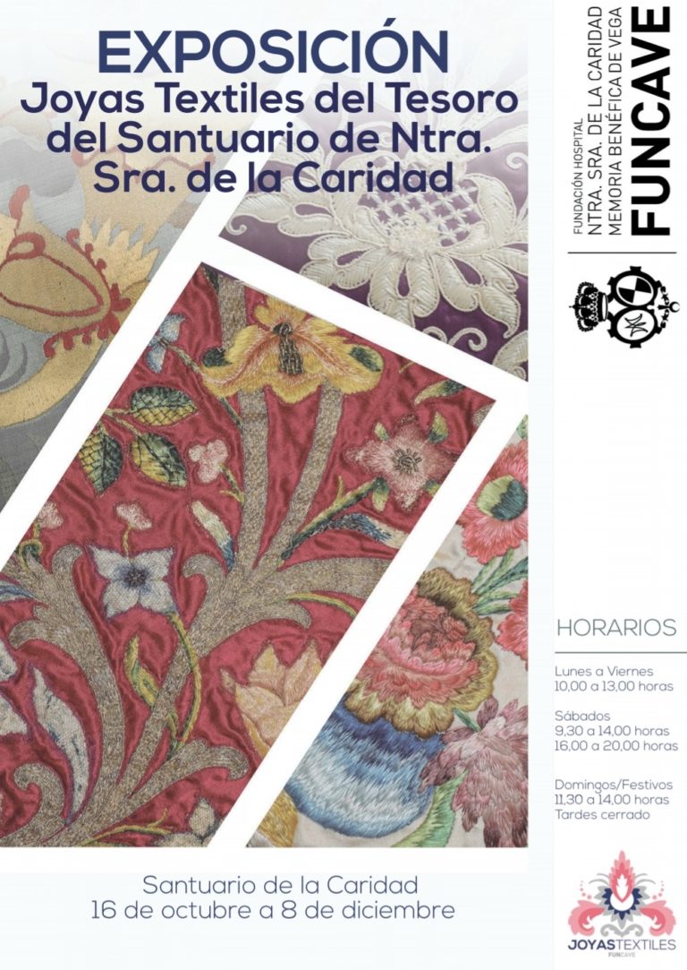 Inaugurada la exposición Joyas Textiles del tesoro del Santuario de Ntra. Sra. de la Caridad, en Illescas