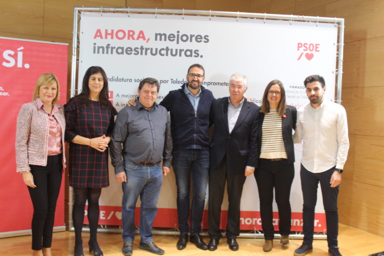 Máximos representantes del PSOE por Toledo firman un compromiso para la mejora de las infraestructuras en la Sagra