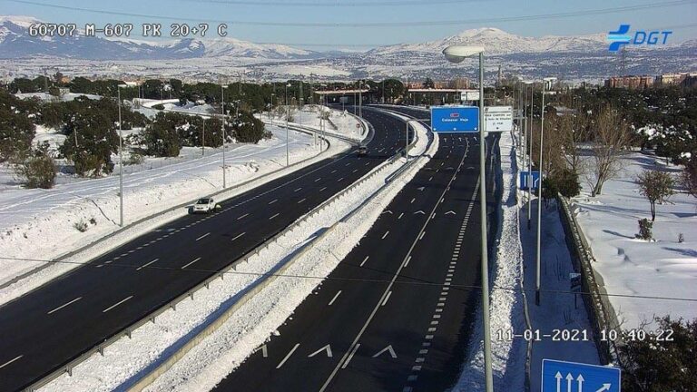 La situación sigue siendo complicada en Tres Cantos a causa de la nevada caída