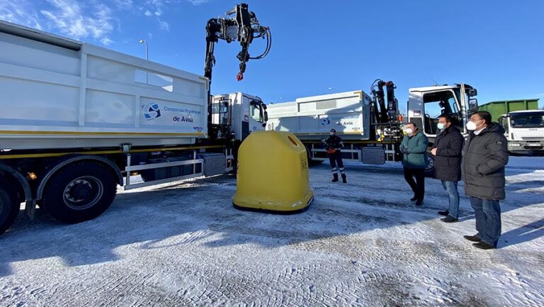 El contenedor amarillo ya ha llegado a setenta de los cien municipios de Ávila donde se instalarán