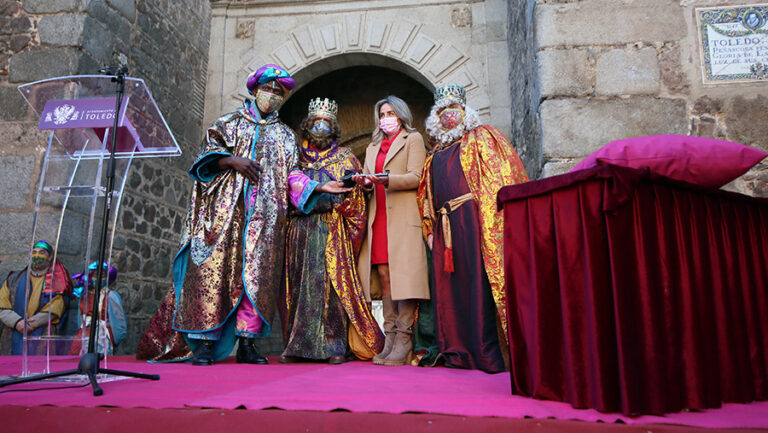 Puerta de Bisagra se convierte en el escenario histórico y seguro para la visita de los Reyes Magos a Toledo