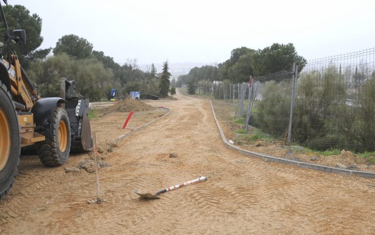 Nueva senda para peatones y bicis en Boadilla