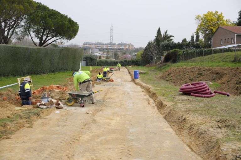 Boadilla inicia las obras de la nueva senda para unir La Cárcava y Viñas Viejas