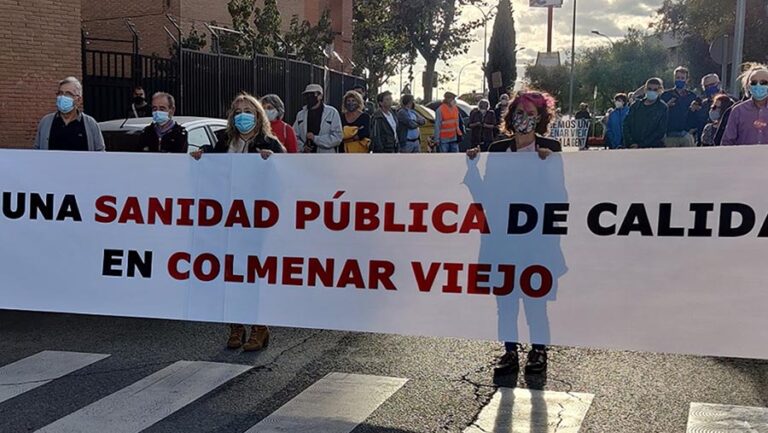 Colmenar Viejo acoge una manifestación por la reapertura del servicio de urgencias en el municipio