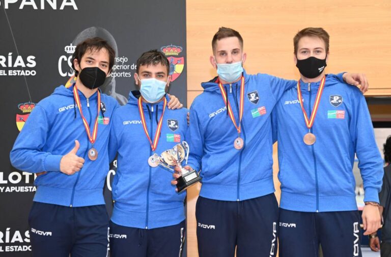 Medalla de bronce del Club de Esgrima de Pozuelo en el Campeonato de España