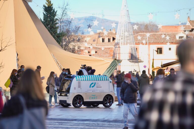 Circula por Las Rozas el primer food truck sin conductor de Europa