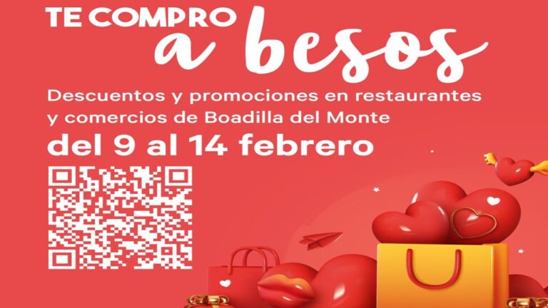 Boadilla celebra la campaña ‘Te compro a besos’ en la semana de San valentín