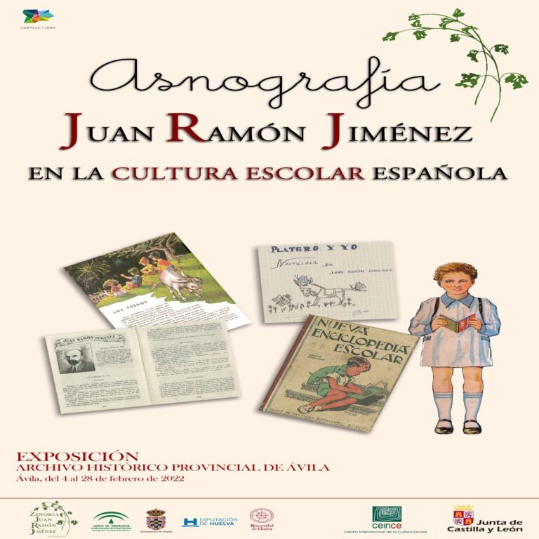 El Archivo Histórico Provincia de Ávila acoge la exposición Asnografía. Juan Ramón Jiménez en la cultura escolar española