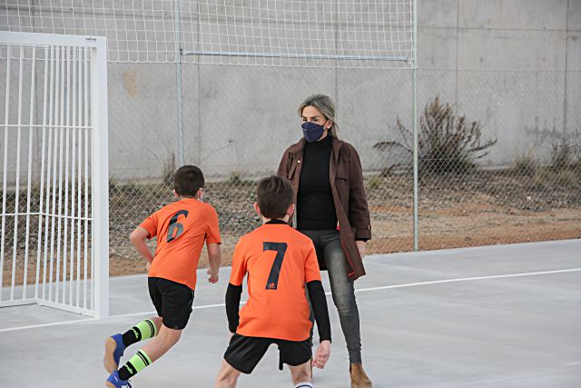 Nueva pista polideportiva en el barrio toledano ‘La Legua’