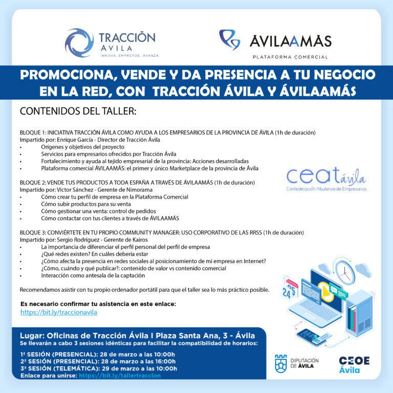 Taller en pro de la digitalización organizado por Tracción Ávila