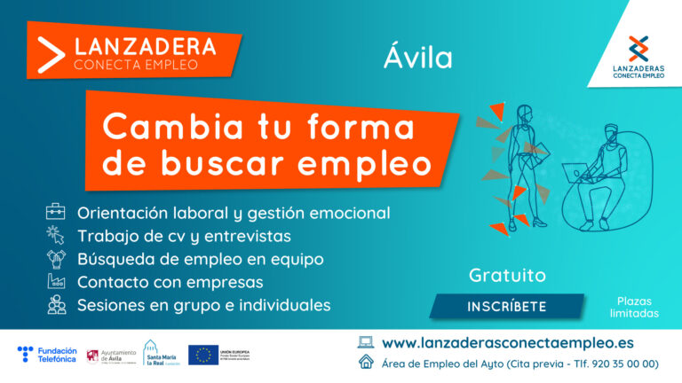 Abierta la inscripción para la nueva ´Lanzadera Conecta Empleo´ en Ávila