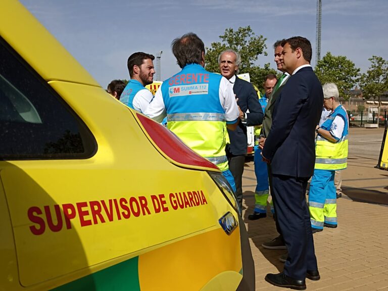 La CAM presenta sus nuevos vehículos de emergencia en Las Rozas