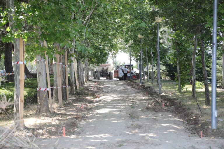 Comienzan las obras en el parque Manuel de Falla de Boadilla