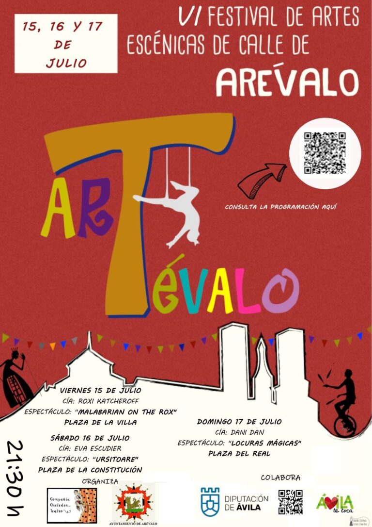 VI edición de ´ARTÉVALO’, el Festival de las Artes Escénicas de las calles de Arévalo