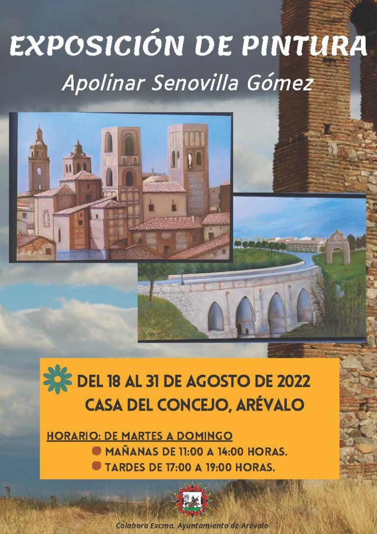 Exposición pintura de Apolinar Senovilla en Arévalo