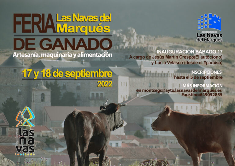 Celebración de la I Feria de Ganado de Las Navas del Marqués