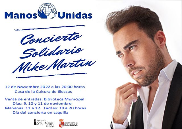 Concierto solidario de Mike Martín en Illescas