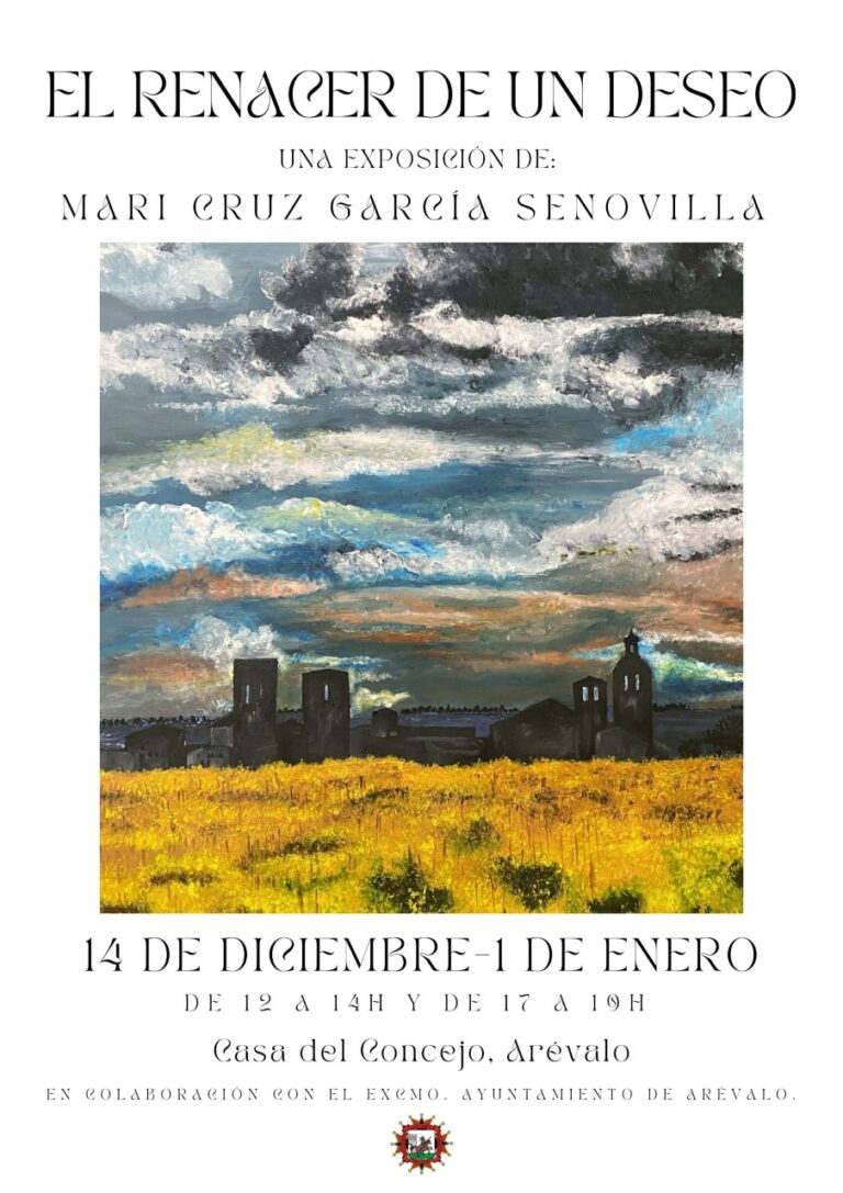 Nueva exposición de pintura de Mari Cruz García Senovilla en Arévalo