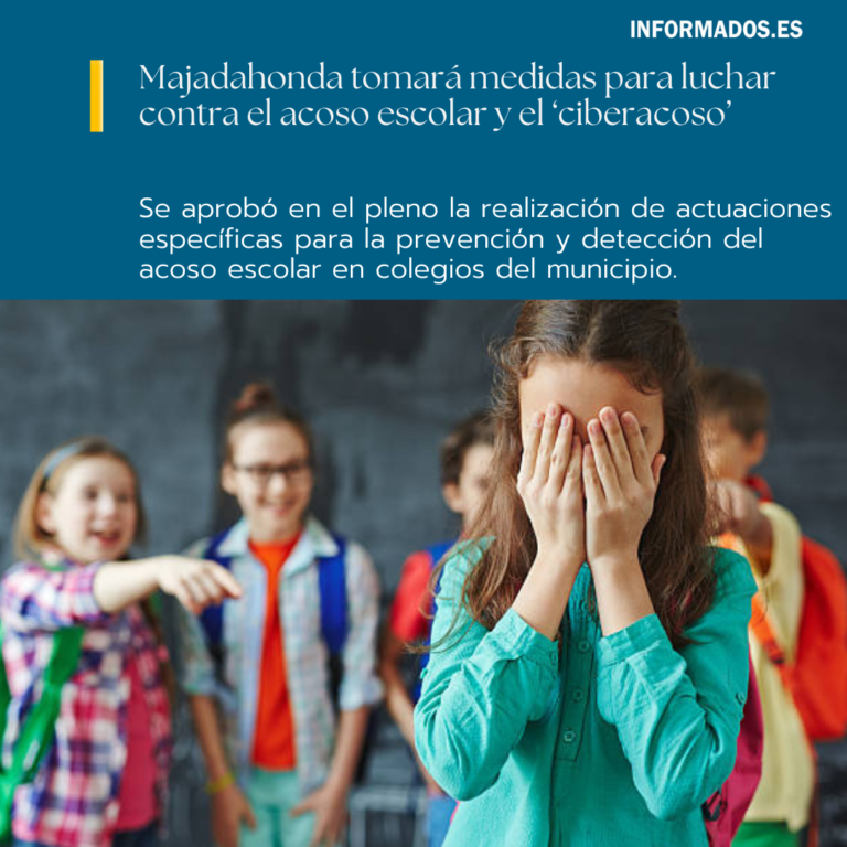 Majadahonda tomará medidas para luchar contra el acoso escolar y el ‘ciberacoso’