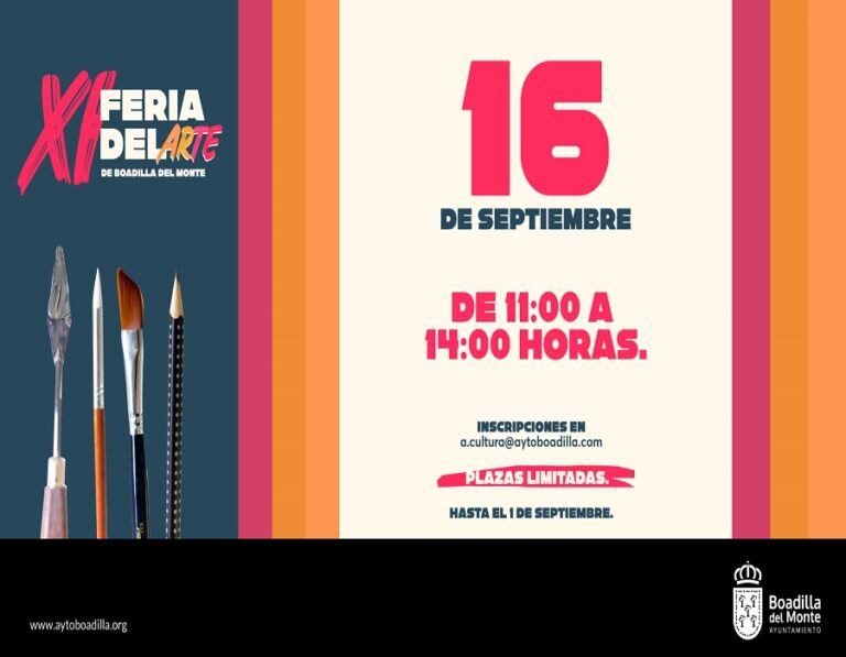 Abierto el plazo de inscripción para artistas locales en la XI Feria del Arte de Boadilla del Monte