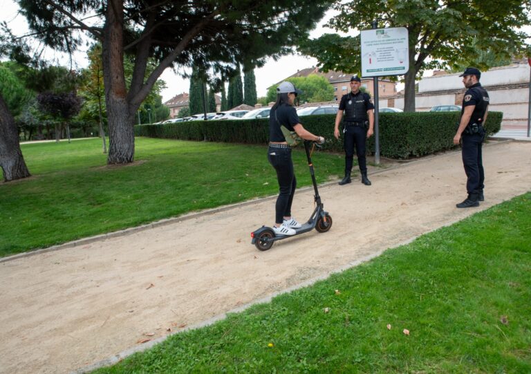 Medidas de seguridad para usuarios de patinetes eléctricos en Boadilla del Monte