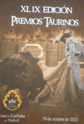 ENTREGADOS LOS PREMIOS TAURINOS DE LA CASA DE CÓRDOBA EN MADRID