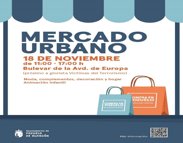 Comercios locales mostrarán su oferta en el mercado urbano de Pozuelo de Alarcón