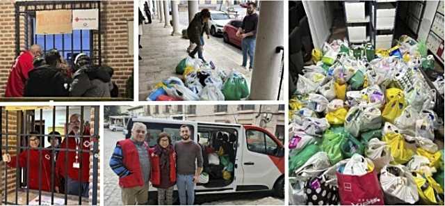 La solidaridad brilla en Casarrubuelos con donaciones a la Cruz Roja Parla en su Pasaje del Terror