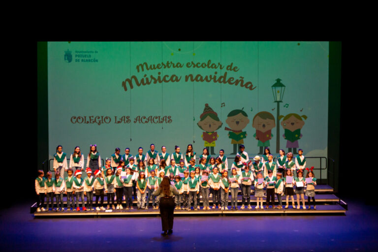 Más de 600 estudiantes de Pozuelo participaron en la Muestra escolar de Música Navideña en el MIRA Teatro.