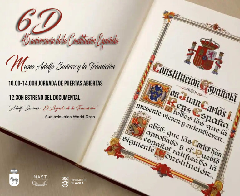 Conmemoración del 45º aniversario de la Carta Magna en el Museo Adolfo Suárez de Cebreros