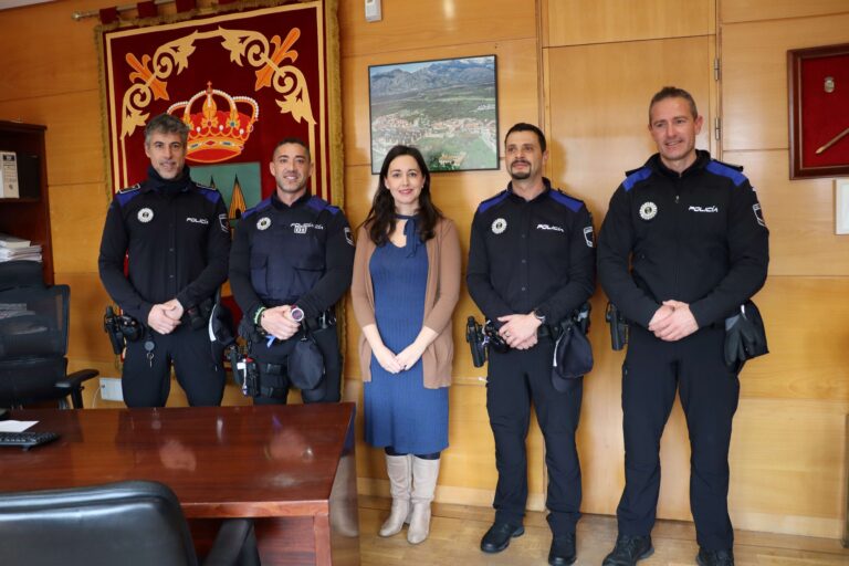 Cuatro miembros de la policía local se incorporan permanentemente al Cuerpo de Policía Local de Soto del Real