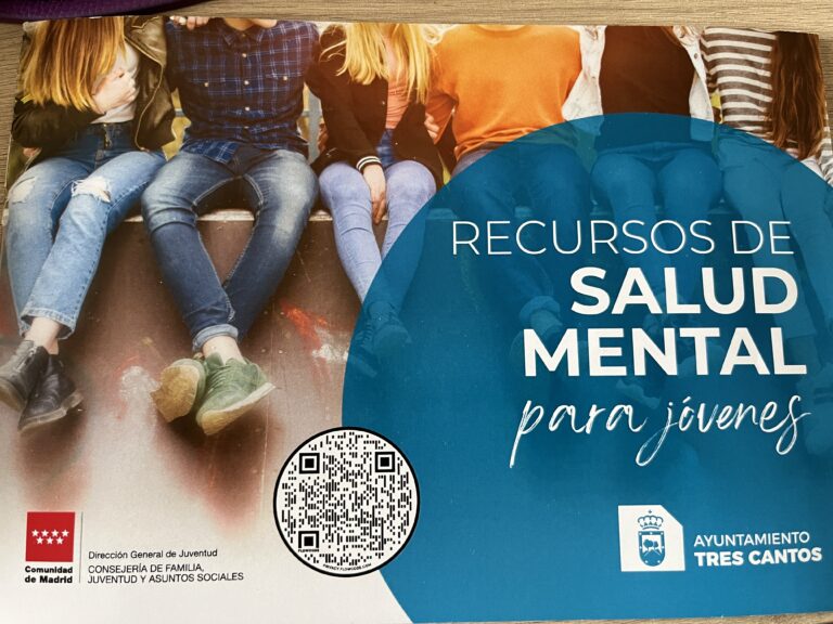 El Ayuntamiento de Tres Cantos edita la Guía de Recursos de Salud Mental para Jóvenes