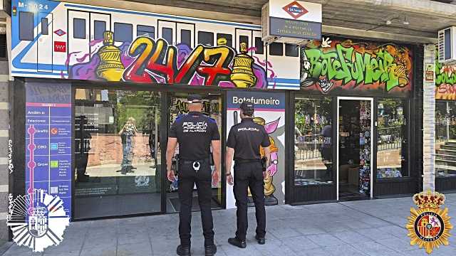 Decomisan más de mil productos derivados del cannabis en una tienda encubierta en Pozuelo