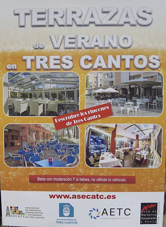 ASECATC lanzan la campaña Terrazas del verano en Tres Cantos.