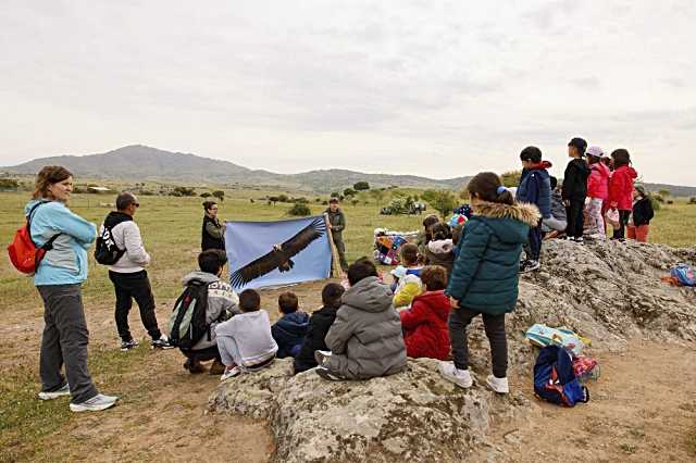 Concluyen con éxito los recorridos educativos en la Dehesa de Navalvillar