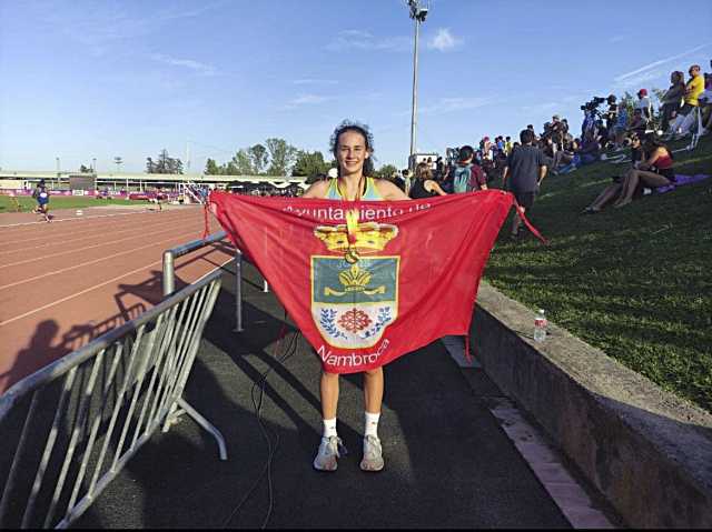 Nora Veiseth Mendez, atleta de Nambroca, se proclamó campeona de España Sub-16 en 1.000 metros