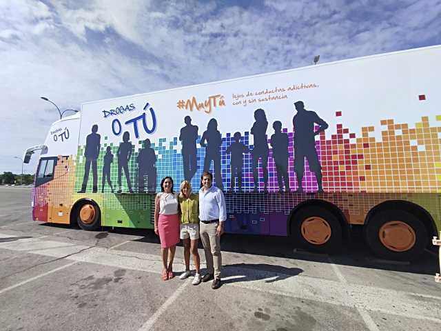 La Comunidad de Madrid presenta en Alcobendas el servicio itinerante Drogas o Tú para prevenir adicciones