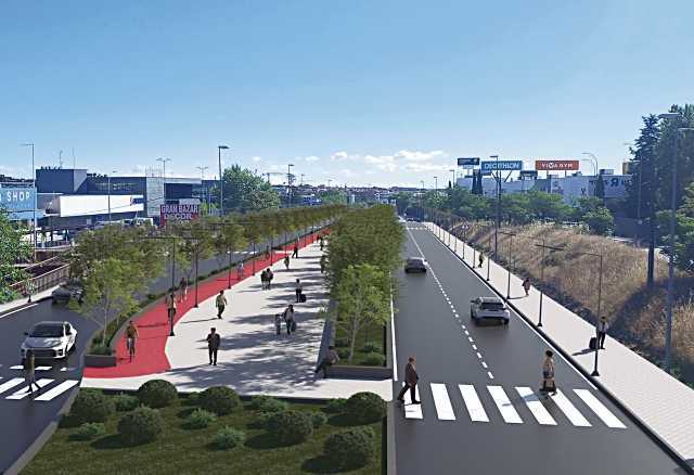 Proyecto de Bulevar Madrid Norte en Alcobendas: conexión peatonal y ciclista entre Madrid y Alcobendas