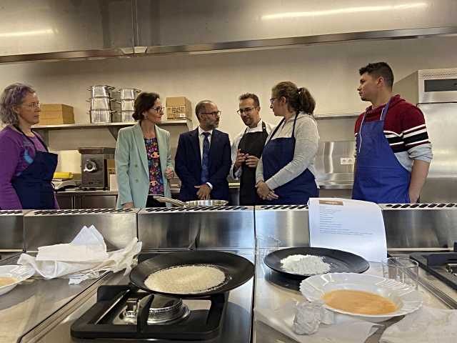 Inauguración de talleres de formación en gastronomía en Ávila