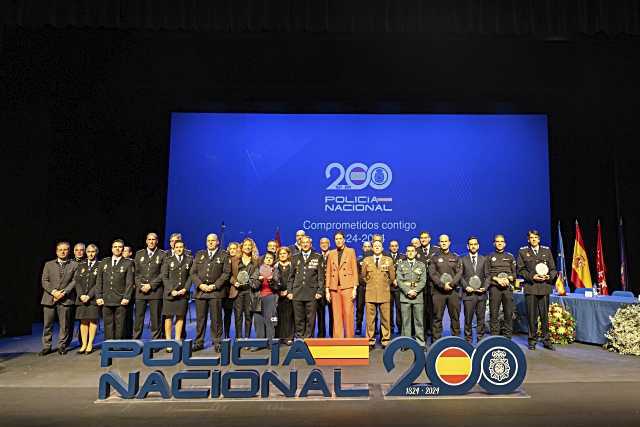 Celebración de la Policía Nacional en Pozuelo de Alarcón en honor a los Santos Ángeles Custodios