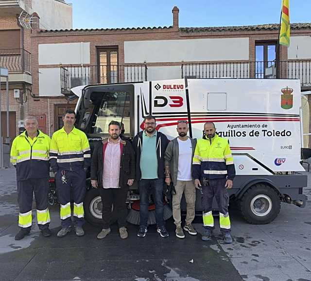 Burguillos dispone de una nueva máquina barredora