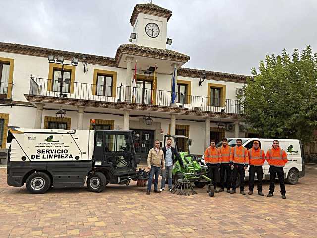 Nambroca ha puesto en marcha un nuevo servicio de limpieza viaria