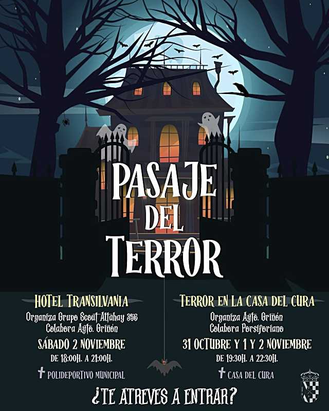 Griñón contará con dos Pasajes del Terror para este Halloween