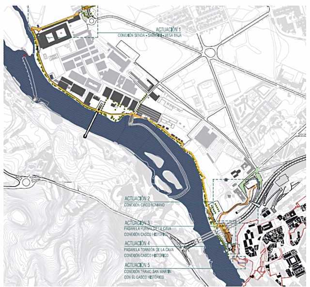 Toledo pondrá en marcha las obras de conexión dela vega Baja, Circo Romano y el Casco con el Tajo en unas semanas