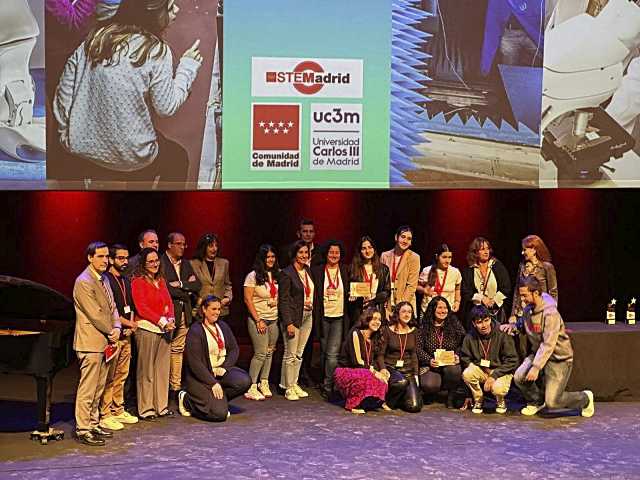 El instituto Julio Palacios gana el premio a Mejor Trabajo en equipo en STEMadrid