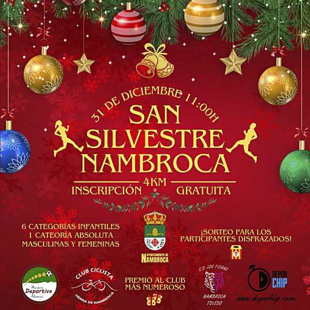 Nambroca abre el plazo para participar en la carrera de San Silvestre