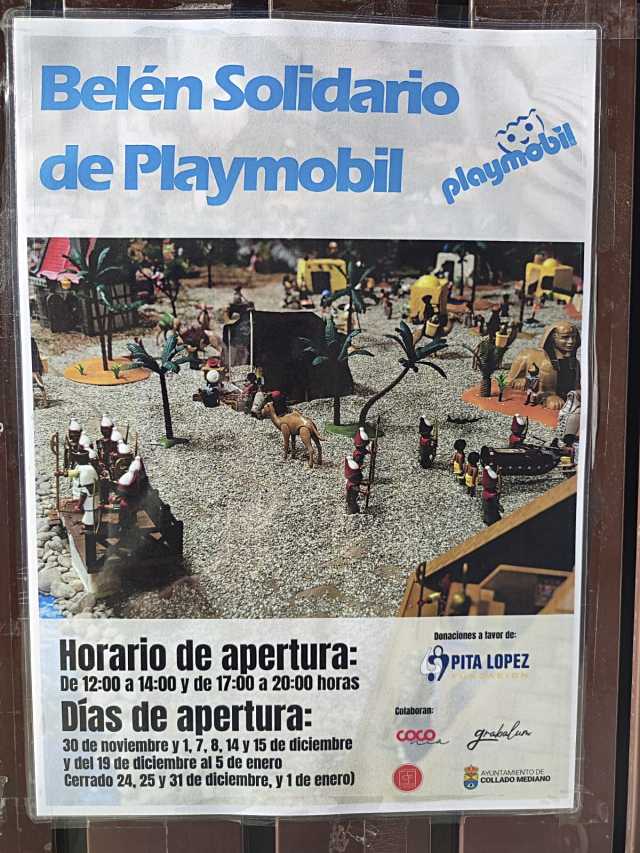 Exposición de un belén con más de 5.000 piezas de Playmobil