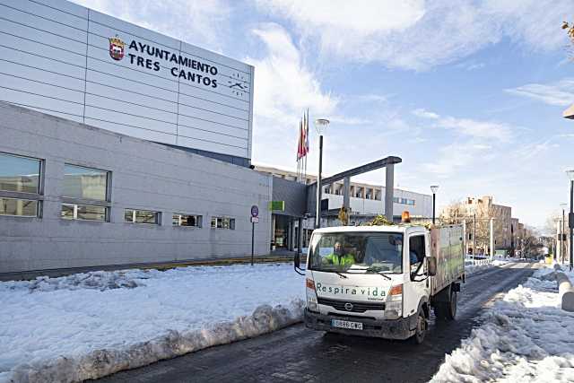 El Ayuntamiento de Tres Cantos activa el Plan de Inclemencias Invernales hasta marzo de 2025